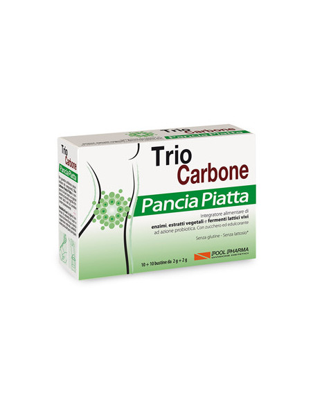 TRIOCARBONE PANCIA PIATTA 10 + 10 BUSTINE - Clubfarma