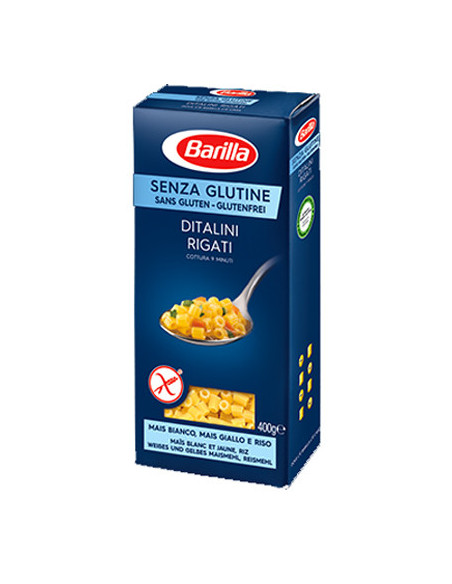 BARILLA DITALINI PASTA SENZA GLUTINE 400G - Clubfarma