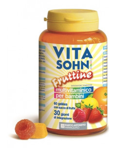 VITASOHN JUNIOR FRUTTINE MULTIVITAMINICO 60 CARAMELLE  - Clubfarma