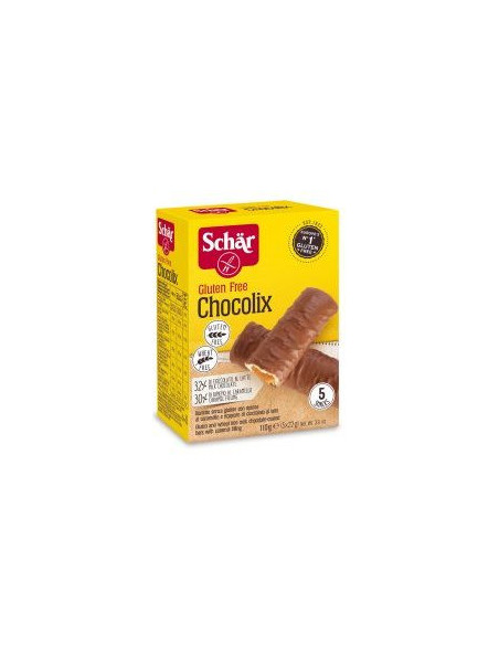 SCHAR CHOCOLIX BARRETTA DIETETICA110G SENZA GLUTINE - Clubfarma