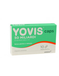 Yovis Caps 50 miliardi fermenti lattici per equilibrio flora batterica intestinale 10 capsule