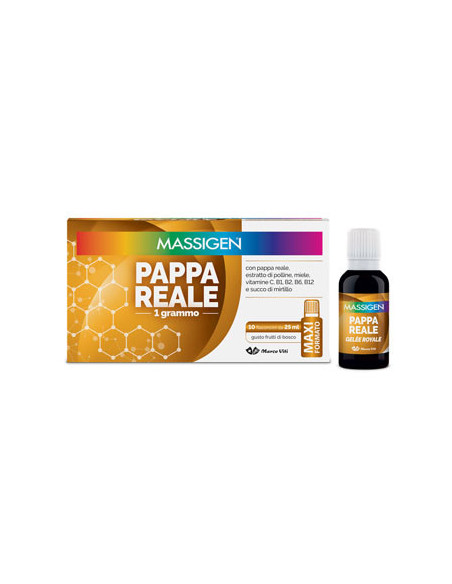 MARCO VITI MASSIGEN PAPPA REALE 10FLACONCINI 25ML - Clubfarma