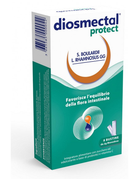 DIOSMECTAL PROTECT 8 BUSTINE OROSOLUBILI - Clubfarma