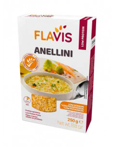 MEVALIA FLAVIS ANELLINI PASTA APROTEICA250G - Clubfarma