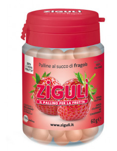 ZIGULI FRAGOLA 100PALLINE 60G