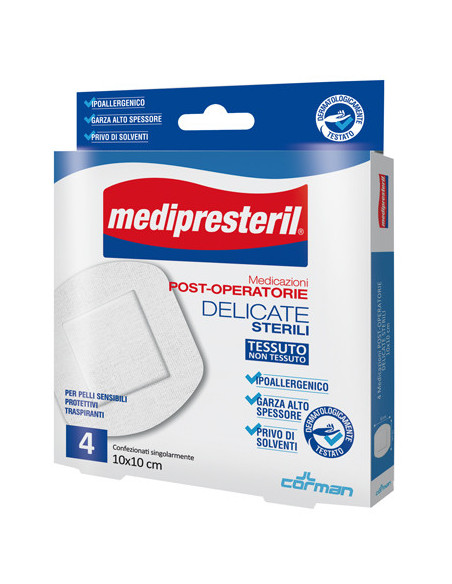 MEDIPRESTERIL POSTOP DEL 10X10