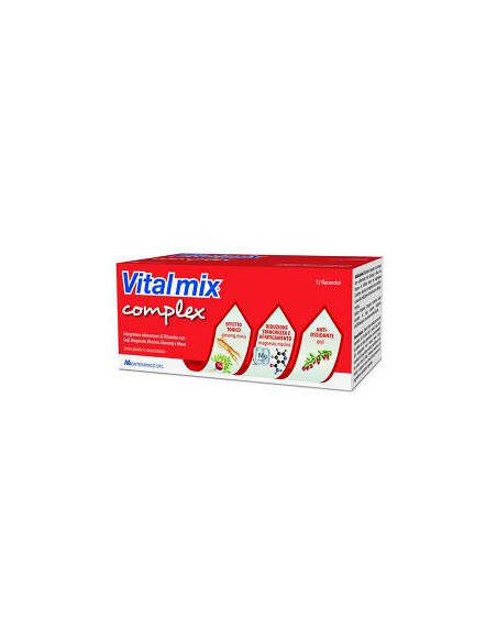 VITALMIX COMPLEX AZIONE TONIFICANTE E ANTIOSSIDANTE 12 FLACONI 12ML - Clubfarma