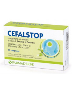 CEFALSTOP INTEGRATORE ZENZERO 30 COMPRESSE - Clubfarma