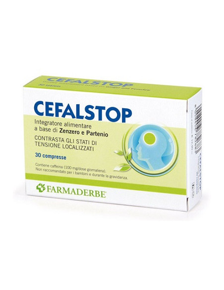 CEFALSTOP INTEGRATORE ZENZERO 30 COMPRESSE - Clubfarma