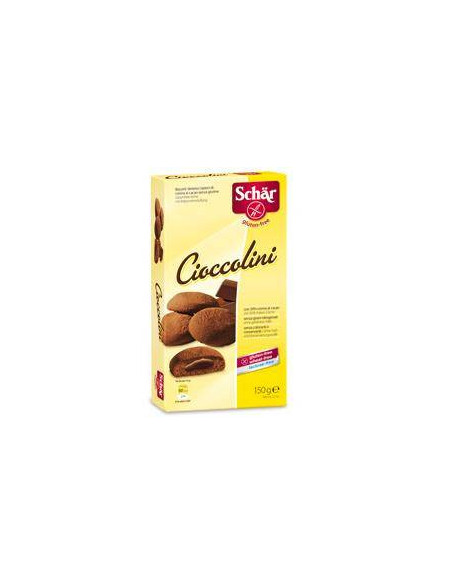 SCHAR BISCOTTI CIOCCOLINI RIPIENI SENZA GLUTINE 150G - Clubfarma