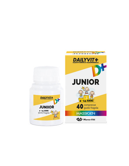 DAILYVIT+ JUNIOR MULTIVITAMINICO 40COMPRESSE MASTICABILI - Clubfarma