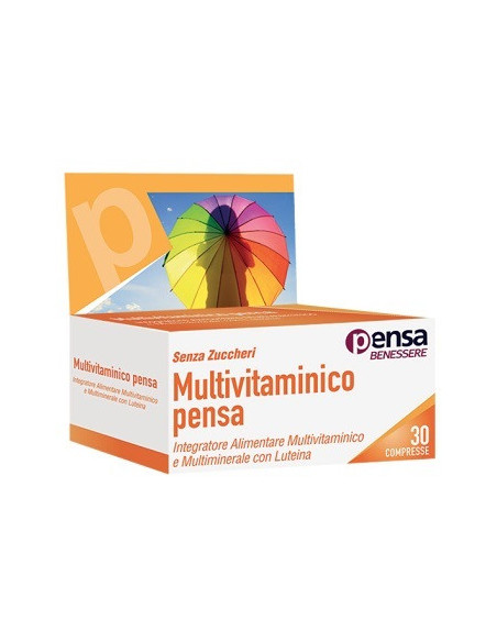 MULTIVITAMINICO PENSA SENZA ZUCCHERO 30 COMPRESSE - Clubfarma