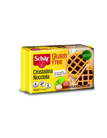 SCHAR CROSTATINA NOCCIOLA 4MONOPORZIONIX38G SENZA GLUTINE - Clubfarma