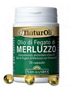 I naturoli olio di fegato merluzzo antiossidante 70 capsule