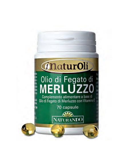 I NATUROLI OLIO DI FEGATO MERLUZZO ANTIOSSIDANTE 70 CAPSULE - Clubfarma