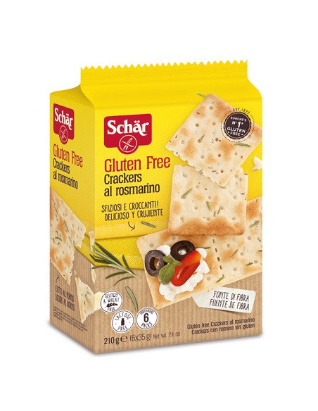 SCHAR CRACKERS ROSMARINO SENZA GLUTINE 210G - Clubfarma