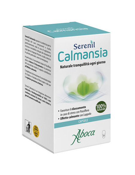 Serenil Calmansia per favorire il rilassamento e la calma 50 capsule