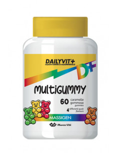 DAILYVIT MULTIGUMMY CARAMELLE GOMMOSE MULTIVITAMINICHE 60 PEZZI - Clubfarma