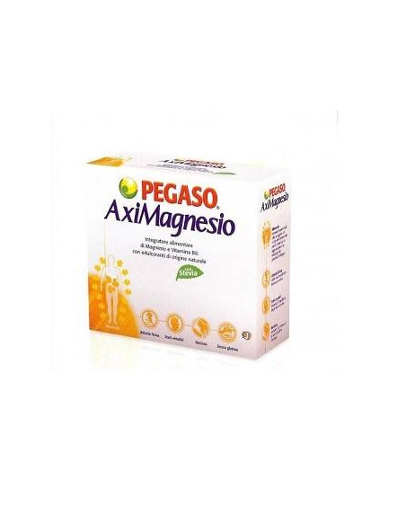 PEGASO AXIMAGNESIO INTEGRATORE ALIMENTARE DI MAGNESIO - VITAMINA B6 20 BUSTINE - Clubfarma