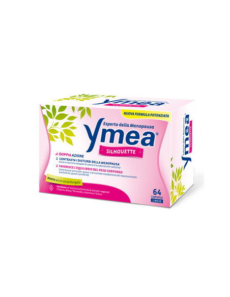 YMEA SILHOUETTE INTEGRATORE MENOPAUSA 64 CAPSULE - Clubfarma