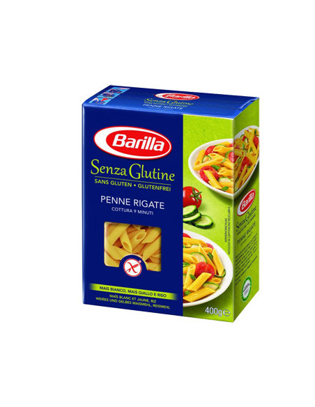 BARILLA PENNE RIGATE PASTA SENZA GLUTINE 400G - Clubfarma