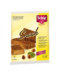 SCHAR SNACK AL CIOCCIOLATO CON NOCCIOLA SENZA GLUTINE 105G - Clubfarma