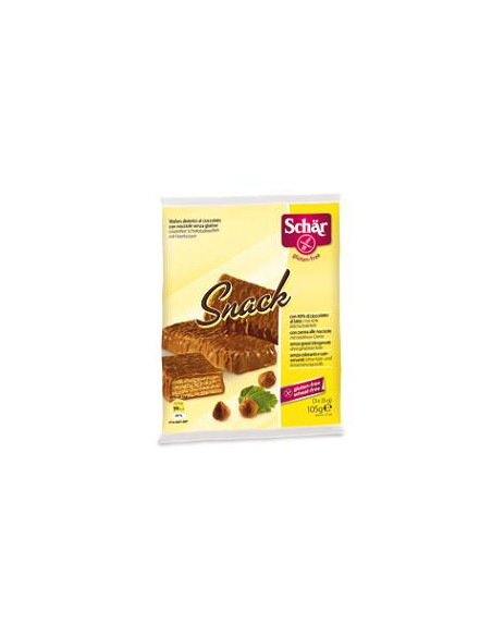 SCHAR SNACK AL CIOCCIOLATO CON NOCCIOLA SENZA GLUTINE 105G - Clubfarma