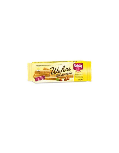 SCHAR WAFERS ALLE NOCCIOLE SENZA GLUTINE 125G - Clubfarma