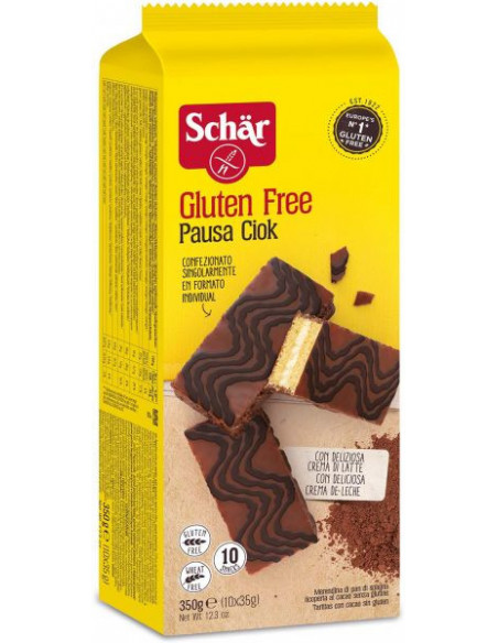 SCHAR PAUSA CIOK PAN DI SPAGNA RICOPERTO AL CACAO 350G - Clubfarma