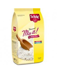 SCHAR MIX IT FARINA UNIVERSALE MIX FARINE SENZA GLUTINE 1KG - Clubfarma