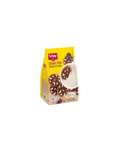 SCHAR GOCCE DI LUNA BISCOTTI PASTAFROLLA AL CACAO SENZA GLUTINE - Clubfarma