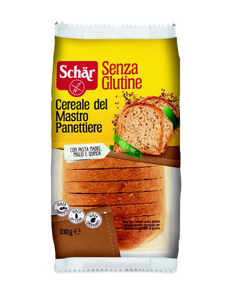 SCHAR CEREALE MASTRO PANETTIERE PANE SENZA GLUTINE 330G - Clubfarma