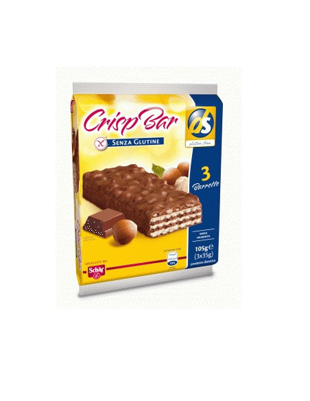 SCHAR CRISP BAR 3 BARRETTE SENZA GLUTINE 35G - Clubfarma