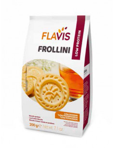 MEVALIA FLAVIS FROLLINI BISCOTTI APROTEICI 200G - Clubfarma