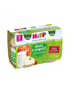 HIPP BIO OMOGENEIZZATO MELA YOGURT 2VASETTIX125G - Clubfarma