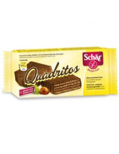 SCHAR QUADRITOS WAFER AL CACAO SENZA GLUTINE 40G - Clubfarma