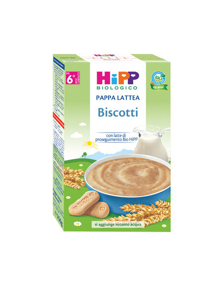 HIPP BIO PAPPA LATTEA BISCOTTI 250G - Clubfarma