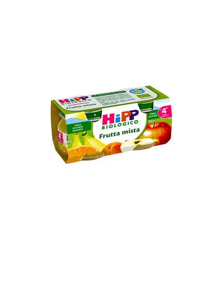 HIPP BIO OMOGENEIZZATO FRUTTA MISTA 2VASETTIX80G - Clubfarma