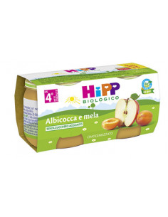 HIPP BIO OMOGENEIZZATO ALBICOCCA E MELA 2VASETTIX80G - Clubfarma