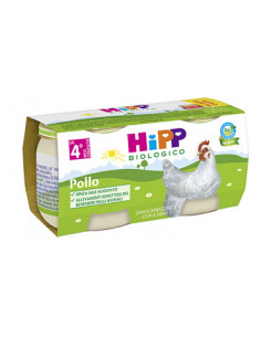 HIPP BIO OMOGENEIZZATO POLLO 2VASETTIX80G - Clubfarma