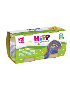 HIPP BIO OMOGENEIZZATO TACCHINO 2VASETTIX80G - Clubfarma