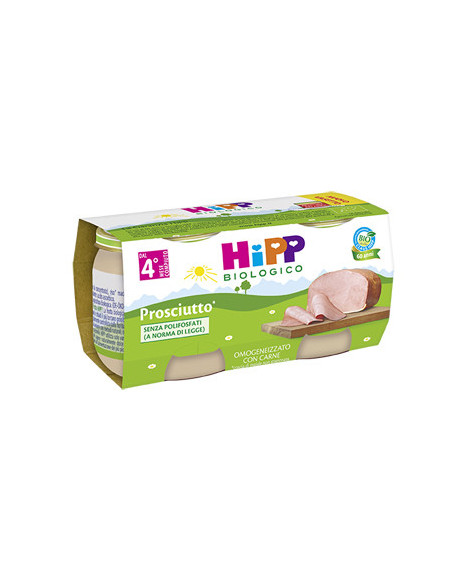 HIPP BIO OMOGENEIZZATO PROSCIUTTO 2VASETTIX80G - Clubfarma