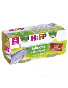 HIPP OMOG SALMONE VERD2X80