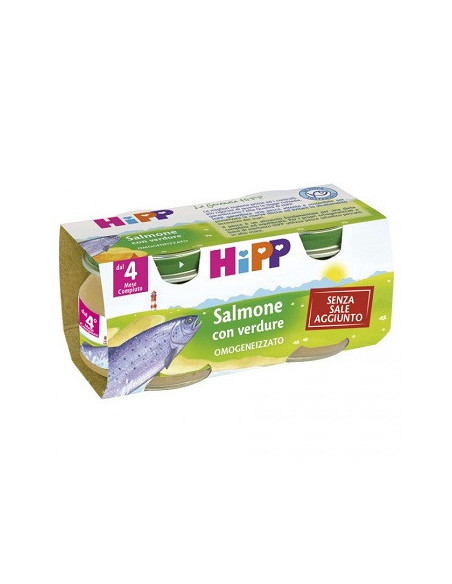 HIPP OMOG SALMONE VERD2X80