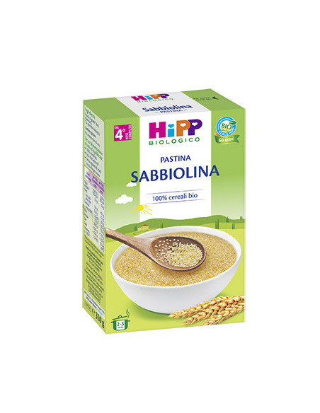 HIPP BIO PASTINA SABBIOLINA 320G - Clubfarma