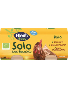 HERO SOLO OMOG POLLO BIO 2X80G