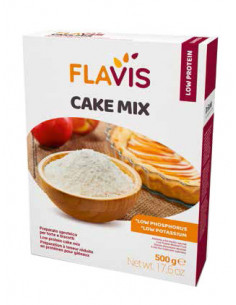 MEVALIA FLAVIS CAKE MIX PREPARATO APROTEICO 500G - Clubfarma