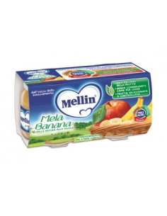 MELLIN OMOG MELA BANANA 2X100G