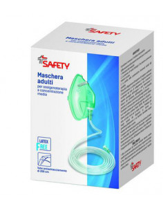 MASCHERA OSSIGENOTERAPIA C TUB