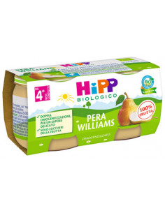 HIPP BIO OMOGENEIZZATO PERA WILLIAMS 2VASETTIX80G - Clubfarma